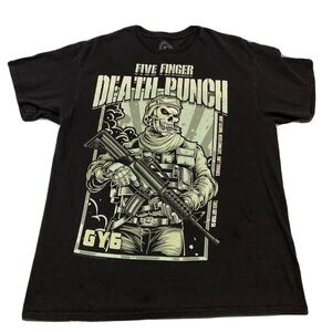 Five Finger Death Punch Tee Size Large